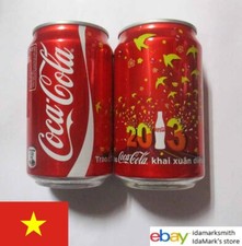 Empty COCA-COLA can VIETNAM TET Lunar New Year 2013 Asia Collect Coke TET Red