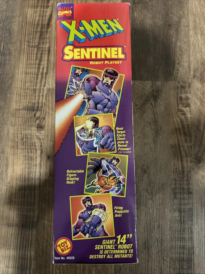 "Robot Centinela de 14"" vintage X Men Marvel Comics 1994 por Toybiz nuevo sellado en caja" Foto 3 de 4