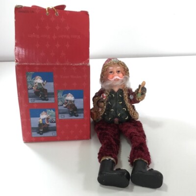 Weihnachten Vintage buntes Weihnachtsmann Ornament