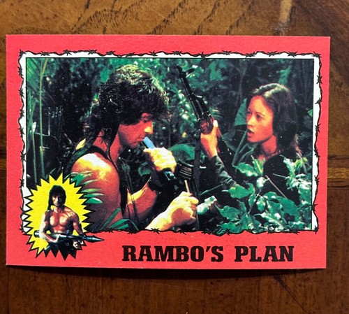 Rambo First Blood Part II Topps Trading Card Singles COMPLETE YOUR SET! U PICK - Picture 10 of 60