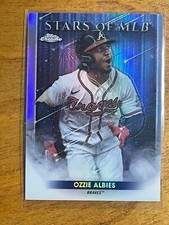 2022 Topps Chrome Stars of the MLB Ozzie Albies #SMLBC-35 Atlanta Braves