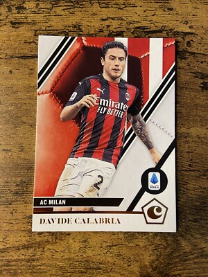 2020-21 Panini Chronicles Soccer Davide Calabria Base #1 AC Milan
