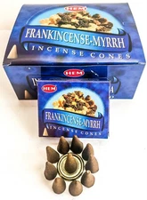 Hem Frankincense Myrrh Incense Cones - Pick 10-20-30-50-100-120 Free Shipping!