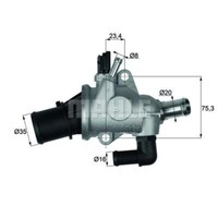 Mahle Thermostat KüHlmittel 88°C FüR Alfa Romeo 156 Sportwagon Spider GT