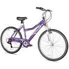 Women's 26" Avalon Hybrid Comfort Bike, 7-Speed, Full Suspension, Purple