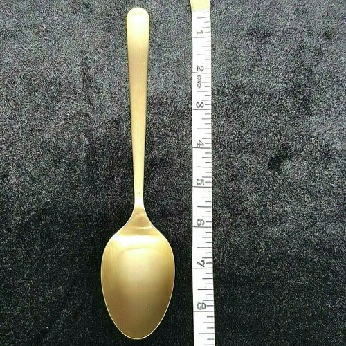 Herdmar Rocco 18/10 Tafellöffel Edelstahl mit gold matt Tafelbesteck - Bild 4 von 7