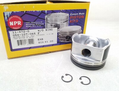 11-872-0 NPR Piston STD Fits VW 1.8L DOHC 4CYL 81.00MM AEB AWM ATW AWP -Qty 1pc