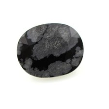 Obsidian Snowflake. 3.55 cts. Africa