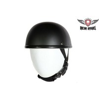 Ez Rider Motorcycle Novelty Flat Black Helmet With Y-strap & Q-release Ez Rider Motorcycle Novelty Flat Black Helmet With Y-strap & Q-release
