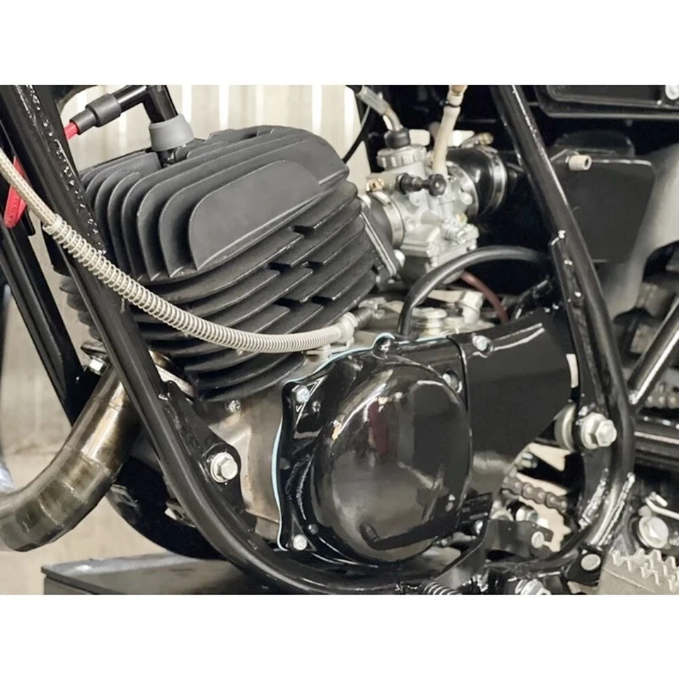 Cubierta de piñón contraeje delantero S9 YAMAHA DT100 DT125 repuesto de pieza negra Foto 3 de 4