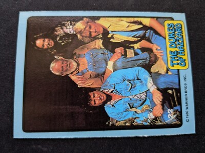 1980 Donruss The Dukes of Hazzard Card # 22 Luke/Uncle Jesse/Daisy/Beau (EX/NM)