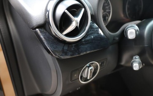 For Benz B-Class 2012-2019 Black Wood Grain Middle Console Dashboard Strip Trim - Bild 4 von 7