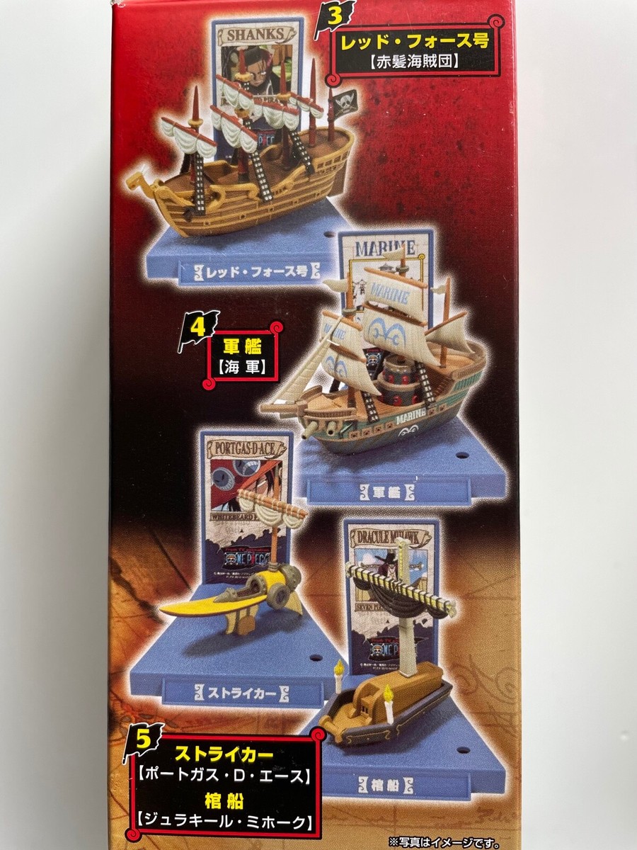 One Piece Super Ship Collection Set of 5 Plastic Model