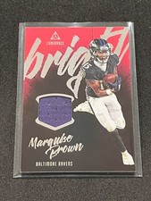 2020 Panini Luminance Football Marquise Brown Bright Beginnings #BB15 - Ravens