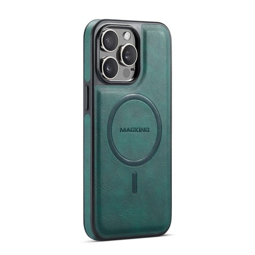 MagSafe Case For iPhone 12 13 14 15 16 with Magnetic Leather Wallet + Metal Ring - Zdjęcie 101 z 149
