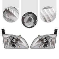 For 2001 2002 2003 Toyota Sienna Headlights Headlamps Pair Set Left L Right R For 2001 2002 2003 Toyota Sienna Headlights Headlamps Pair Set Left L Right R
