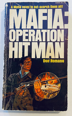 Mafia Operation Hit Man Sleazy Pulp Paperback 1974 Don Romano Pyramid Books