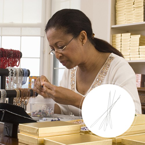 5 Pcs Beading Needle Bracelet Making Tools Hand Embroidery Needles - 第 10/12 張圖片