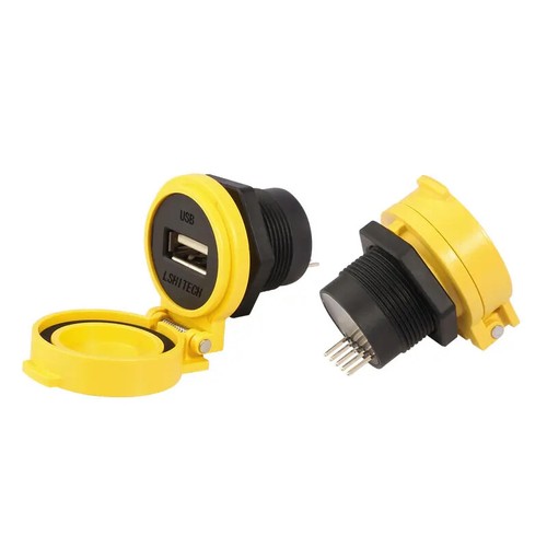 Adaptador de datos conector USB de montaje en panel M20 IP65 hembra USB2.0 USB3.0 - Imagen 9 de 12