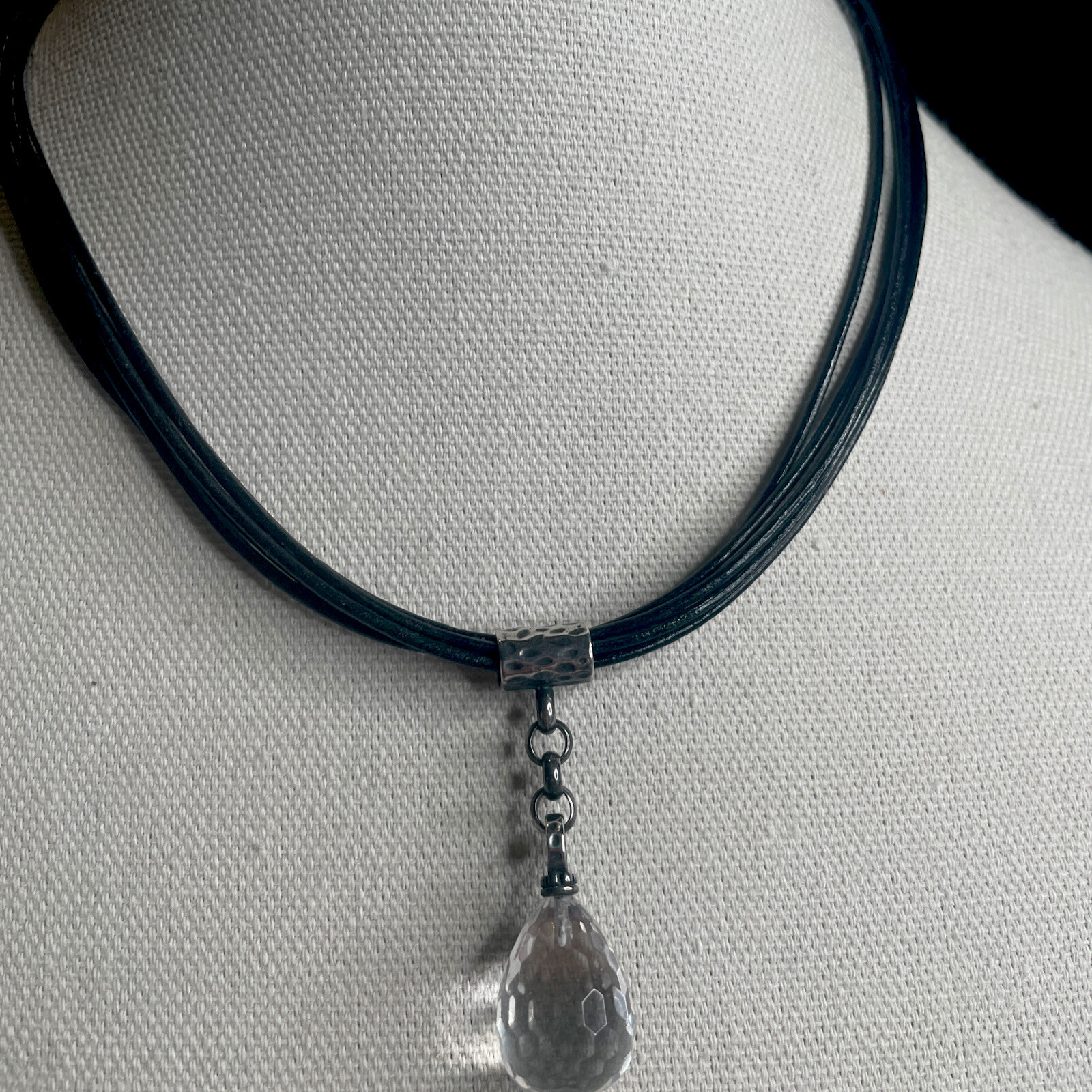 Silpada Solid Sterling Accented Stranded Cord Nec… - image 1