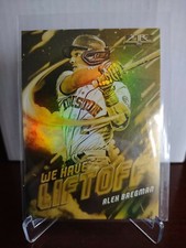 2021 Topps Fire Gold Minted We Have Liftoff #WHL-7 - Alex Bregman - Astros!