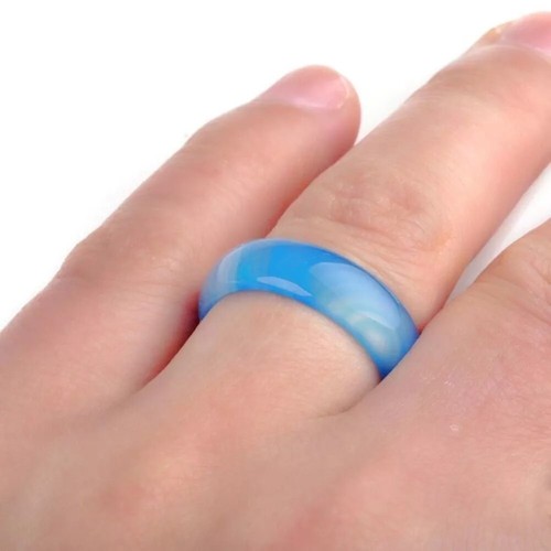 30 Stck. Großhandel Posten Bunte Mischung Natürliches Achatband Edelstein Jade Ringe Schmuck - Bild 2 von 6