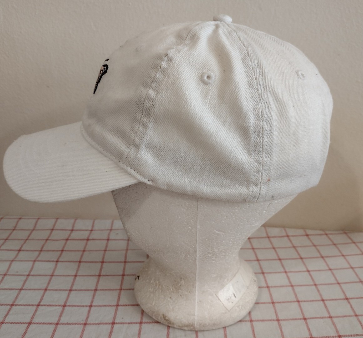 帽子 [0] LADIES BUTTERFLY WHITE ADJUSTABLE BUTTERFLY LOGO WOMENS ADJUSTABLE BASEBALL HAT/CAP, WHITE