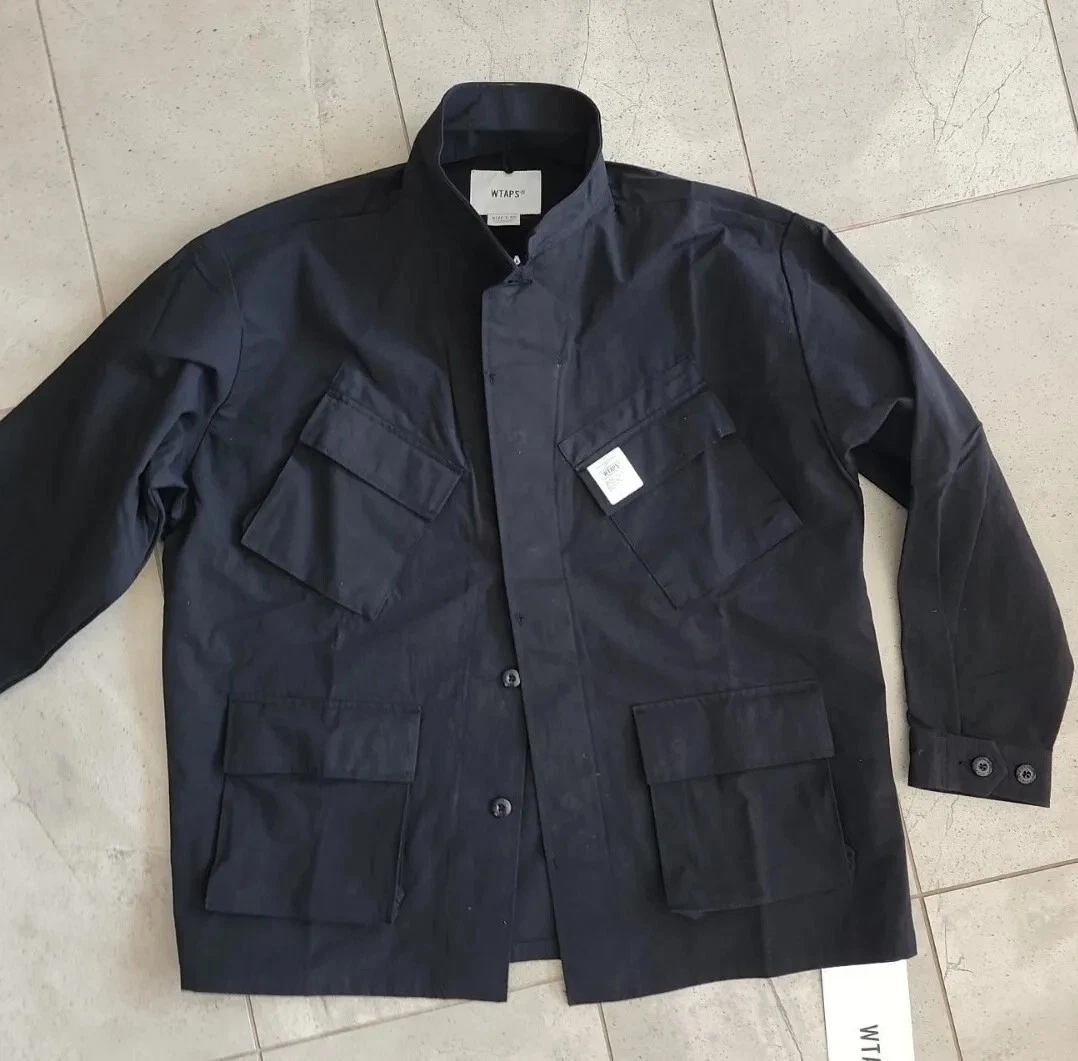 WTAPS Jungle 02 LS NYCO Ripstop Shirt Field nylon cotton coach jacket M 2