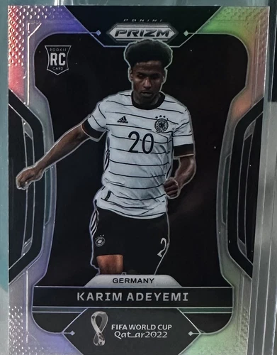 Karim Adeyemi 2022 Panini Prizm FIFA World Cup RC Silver #111 Germany