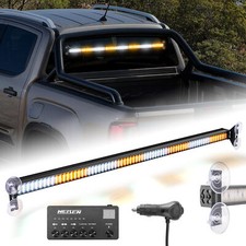 36 Modes 144 Led Rear Windshield Strobe Light For Tow Truck Construction Vehicle