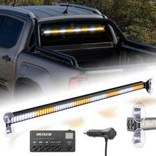 36 Modes 144 LED Rear Windshield Strobe Light for Tow Truck Construction Vehicle