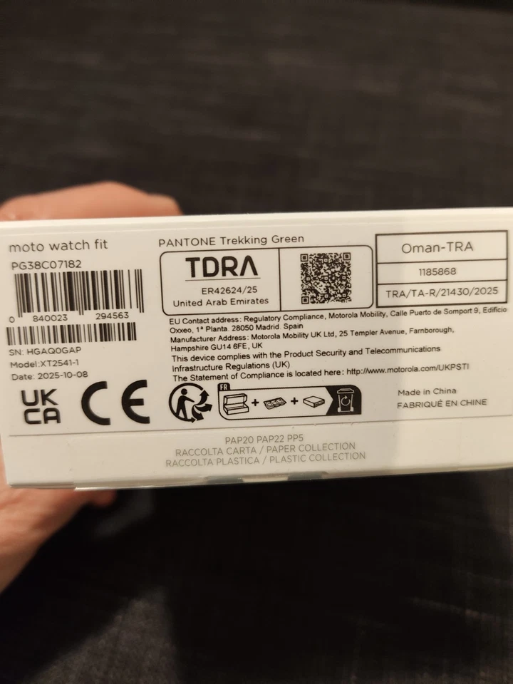 Motorola Moto Watch Fit Smartwatch - Trekking Green - NEW & SEALED - Image 3 of 4