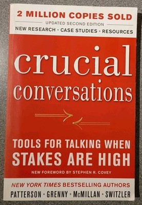 Crucial Conversations: Tools For Talking When Stakes Are High - Large Paperback
