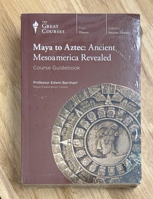 Great Courses: Maya to Aztec: Ancient Mesoamerica Revealed/8 DVDs & Guide/NEW