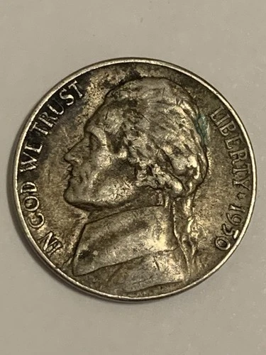 1950-P Jefferson Nickel — photo from another recent sale