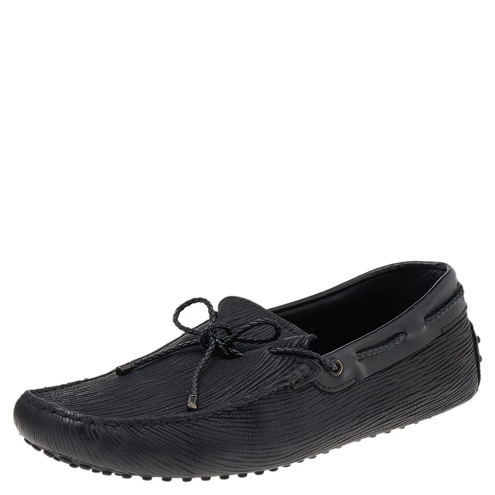 TOD’S Mocassini slip on in pelle nera Tod's taglia 44 5