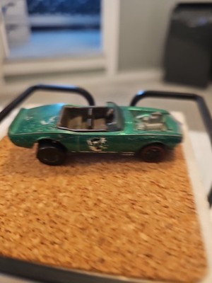 Vintage 1969 Hot Wheels, ''Light My Firebird'', Green Number 7, Redline