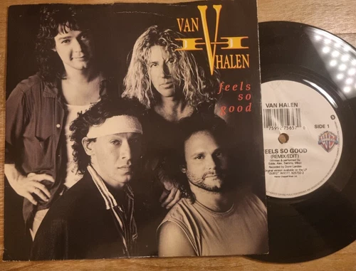 VAN HALEN - Feels So Good - 7” Vinyl Single Warner Bros. Hard Rock
