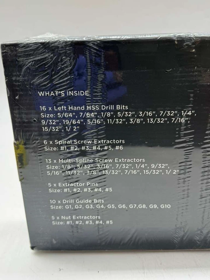 Juego de extractor de tornillos maestros NEIKO 04202A | Kit removedor de pernos de 55 piezas | SELLADO Foto 4 de 4