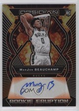 2022-23 Panini Obsidian Electric Etch Orange 10/50 MarJon Beauchamp Auto 10qe