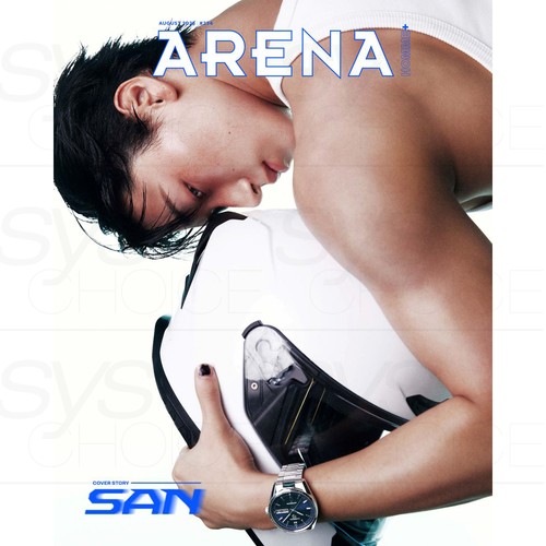ATEEZ SAN ARENA HOMME+ KOREA Magazine 2025 July issue + Tracking Number - Picture 11 of 13