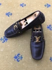 Louis Vuitton Loafers Shoes Monte Carlo Leather Drivers Mens UK 11 US 12 EU 45
