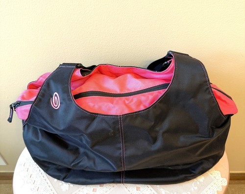 Timbuk2 Black & Pink Scrunchie Tote Weekender Bag