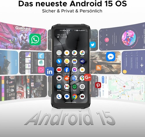Smartphone DOOGEE Blade 20 Turbo 5G Android 15 Exterior Práctico 32GB+256GB 50MP AI - Imagen 5 de 9
