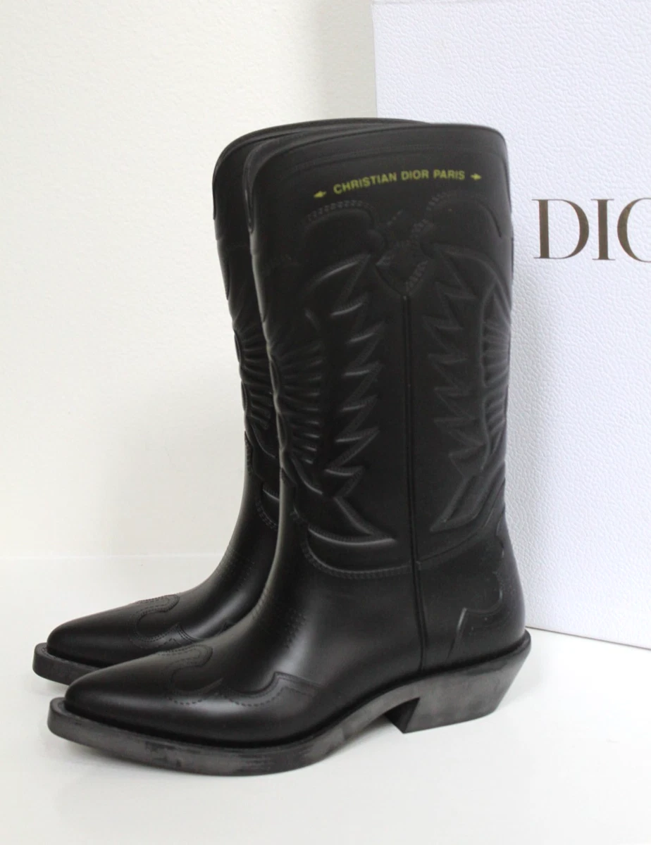 Dior Low (1-1.9 in) Heel Height Knee High Boots for Women for sale