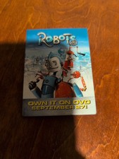 Pin Robots Movie Promo Pinback Vintage 
