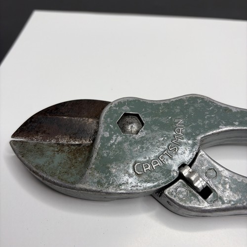 Vtg Craftsman Pruning Shears Aluminum Blue Hand Garden Tool USA Light Weight 