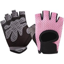 Fingerless Gym Gloves for Women Breathable Workout Gloves for Training Fitness