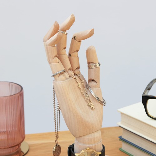 Jewelry Holder | Wooden Hand Jewelry Organizer & Ring Holder | Display Jewelr... - Picture 5 of 7