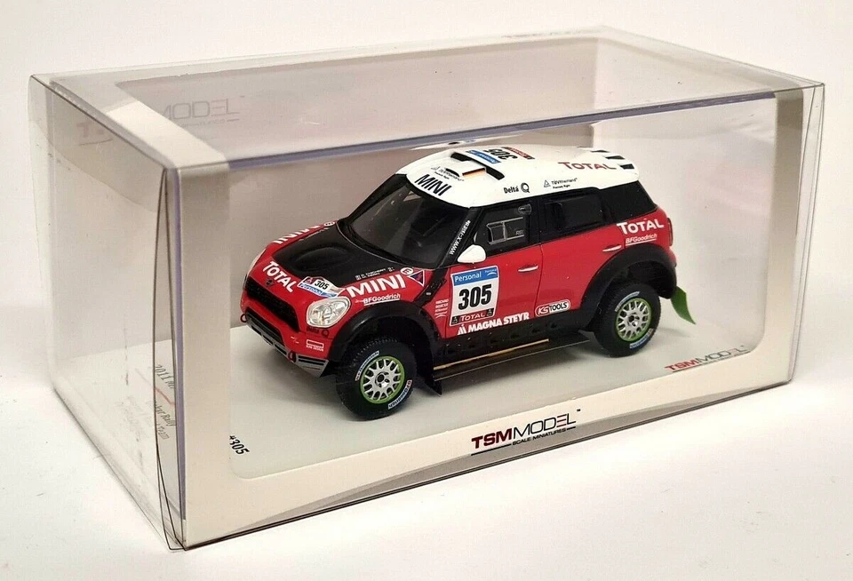 TSM 1/43 2011 Mini All4 Racing #305 Dakar Rally Monster X Resin Model Car - Image 2 of 4